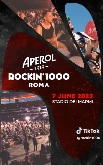 Affiche roma rockin 1000