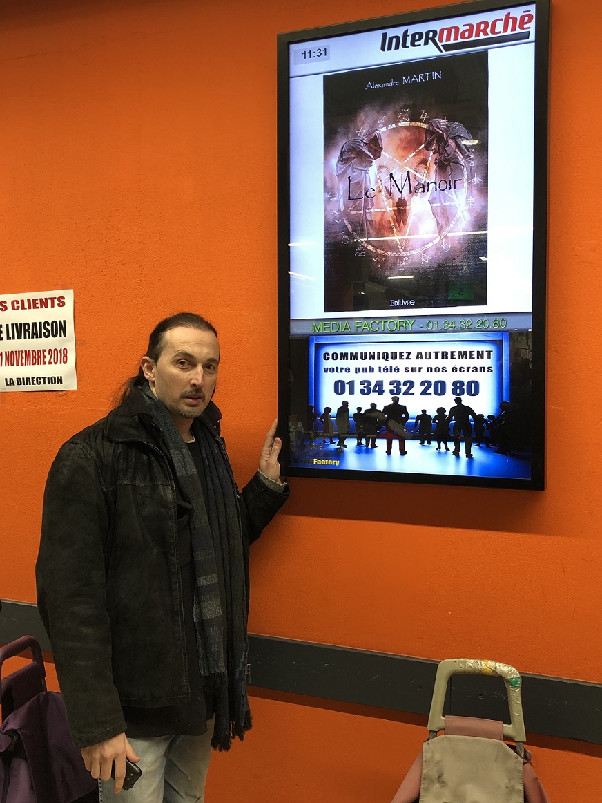 A m le manoir ecran geant