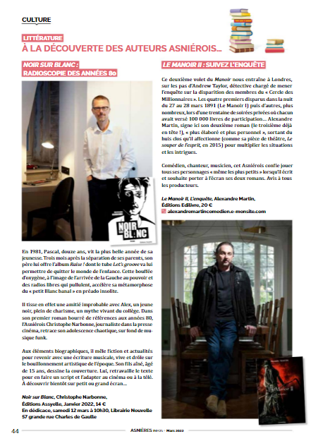 Article mag asnieres infos 2022