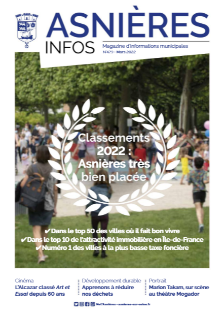 Couv article mag asnieres info 2022