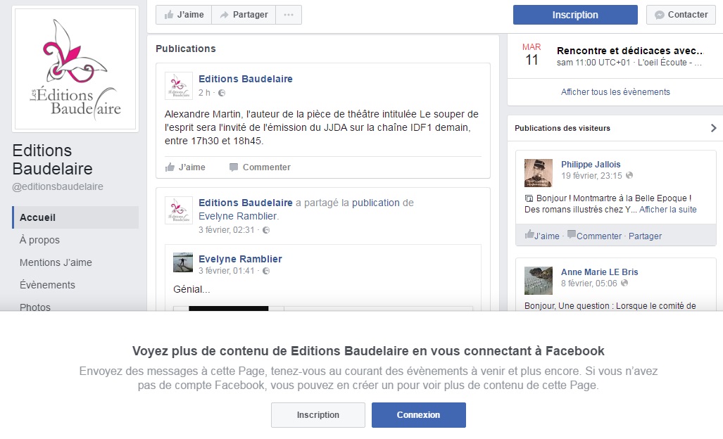 Facebook editeur
